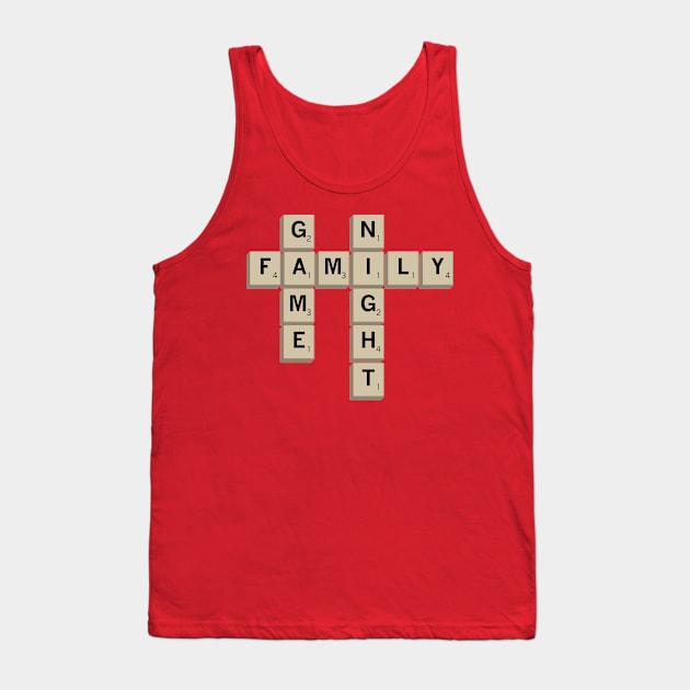 Family Game Night Tank Top by BRAVOMAXXX